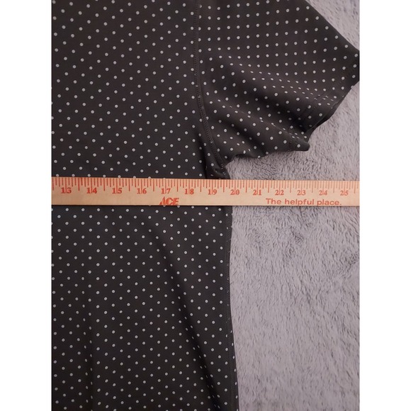 Bylt Shirt Mens Medium Drop Cut Lux Green Athleisure Casual Active Pin Dots M - Picture 7 of 8